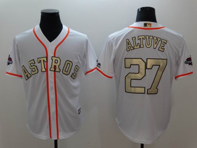 2017 world championship Houston Astros gold jerseys-004